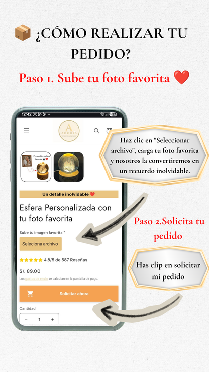 Esfera Personalizada con tu foto favorita